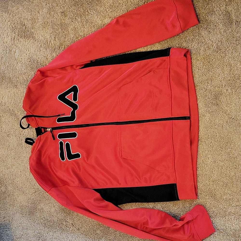 Excellent used condition Fila men's zip up hoodie